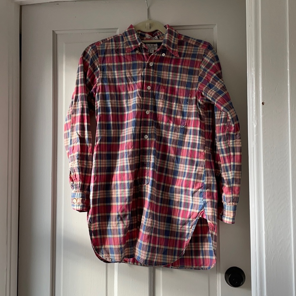Engineered Garments FWK button down tunic shirt